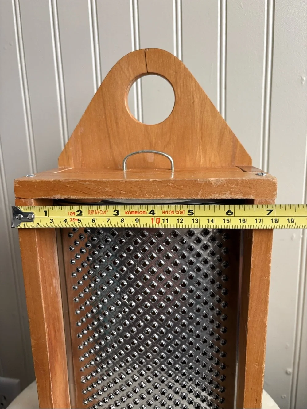 Vintage Italian Wooden Box Parmesan Cheese Grater VTG Retro Rustic Primitive - Picture 11 of 12